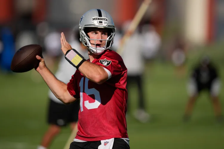 Cousins begins Raiders camp atop QB depth chart